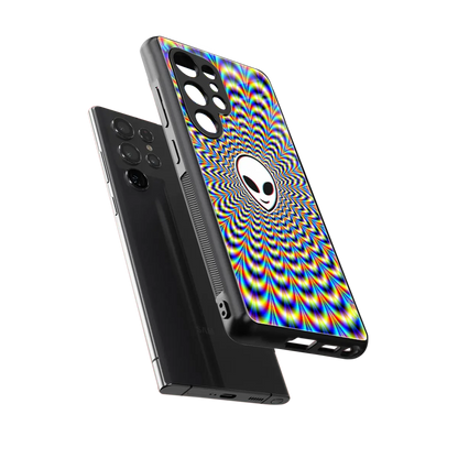 Galactic Vibes sleek samsung galaxy s25 ultra cover with tempered glass back and TPU edges