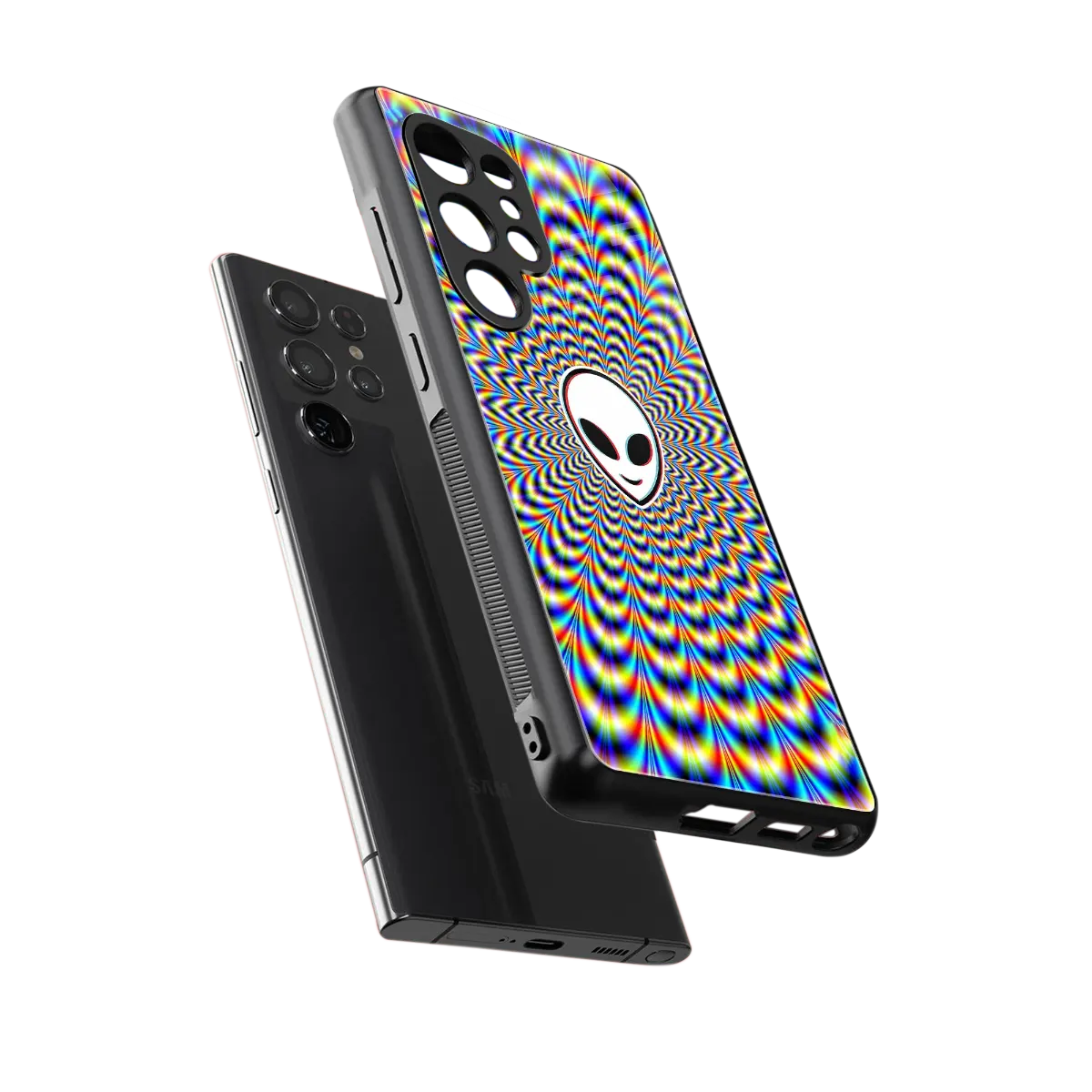Galactic Vibes sleek samsung galaxy s26 ultra cover with tempered glass back and TPU edges