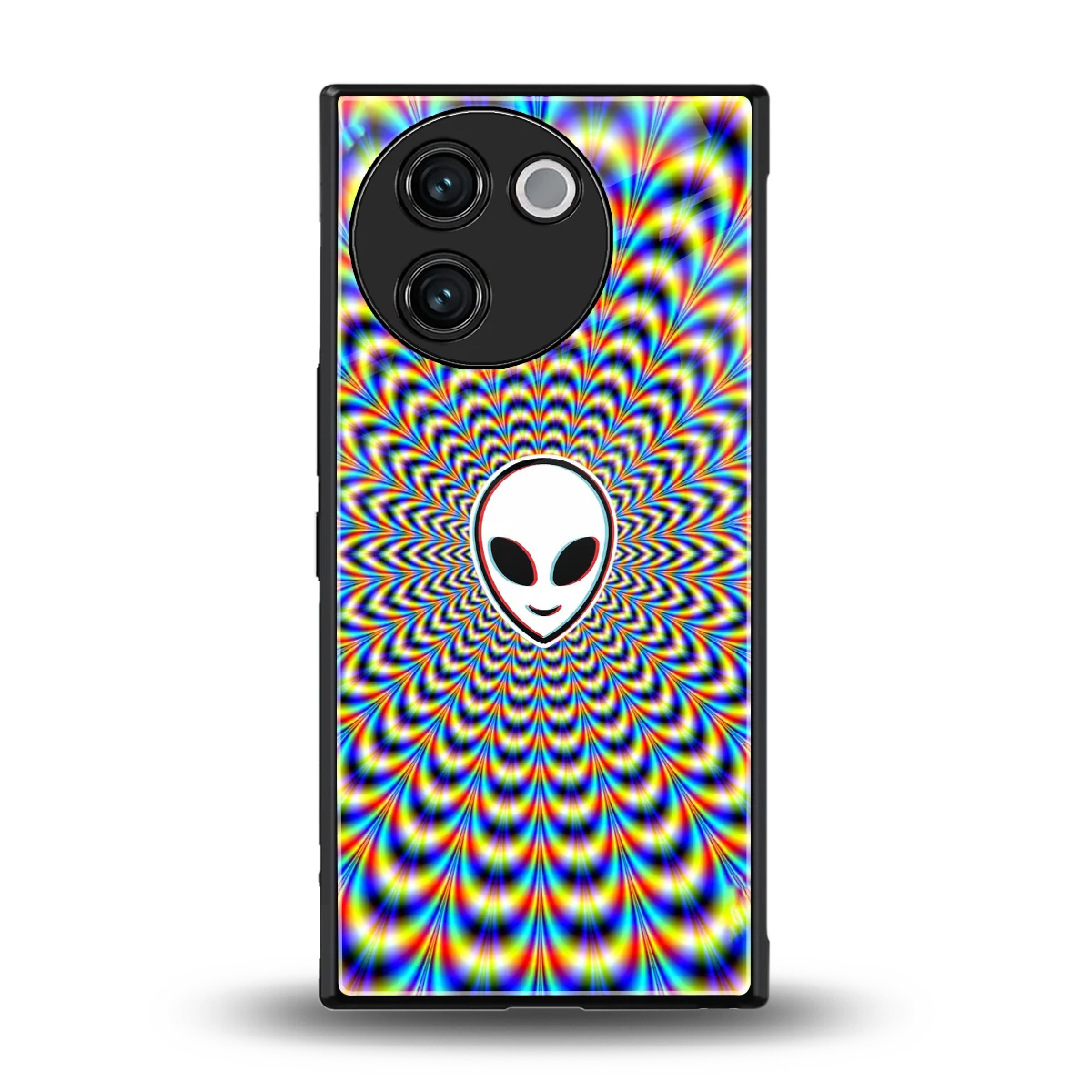 Galactic Vibes back phone cover | glass case for vivo v30e