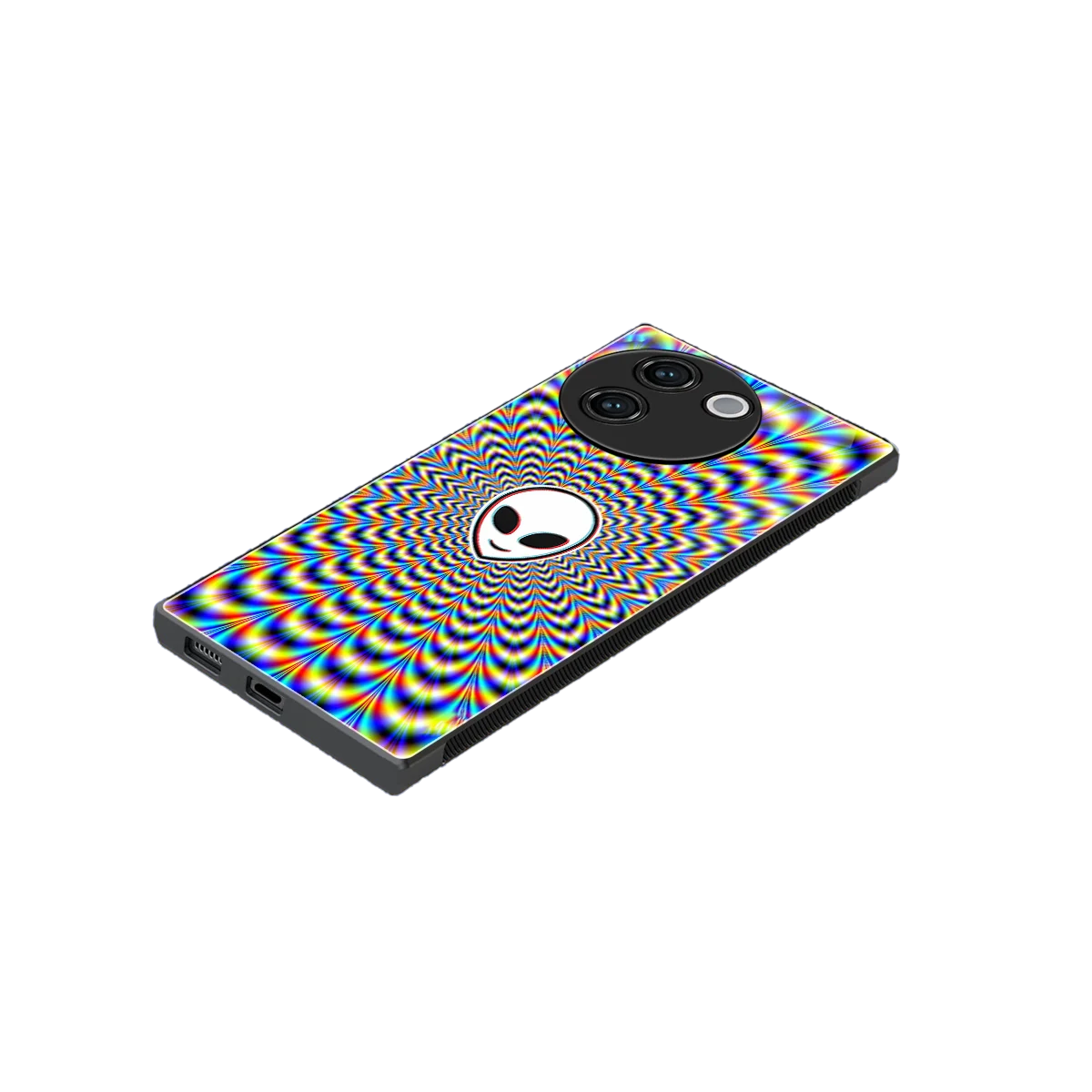 Galactic Vibes stylish phone case for vivo v30e | glossy glass and slim fit