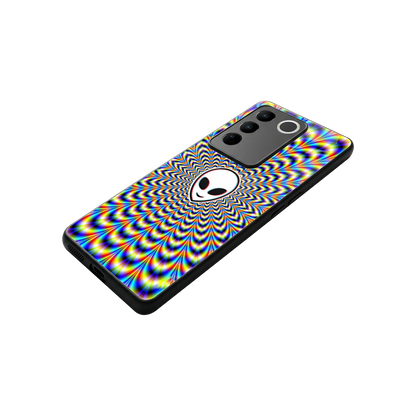 Galactic Vibes stylish phone case for vivo v27 5g | glossy glass and slim fit