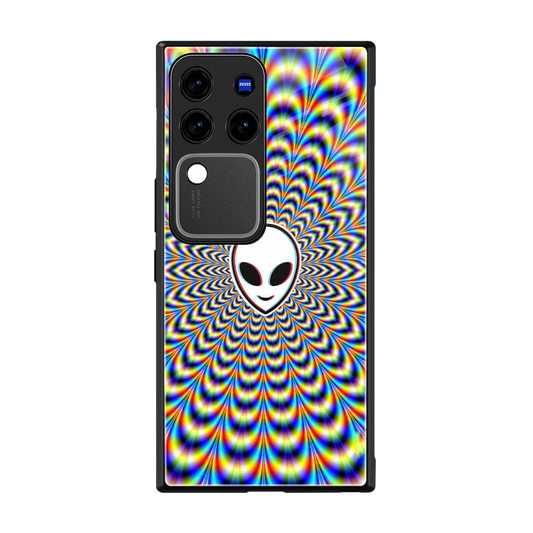 Galactic Vibes back phone cover | glass case forvivo v30 pro
