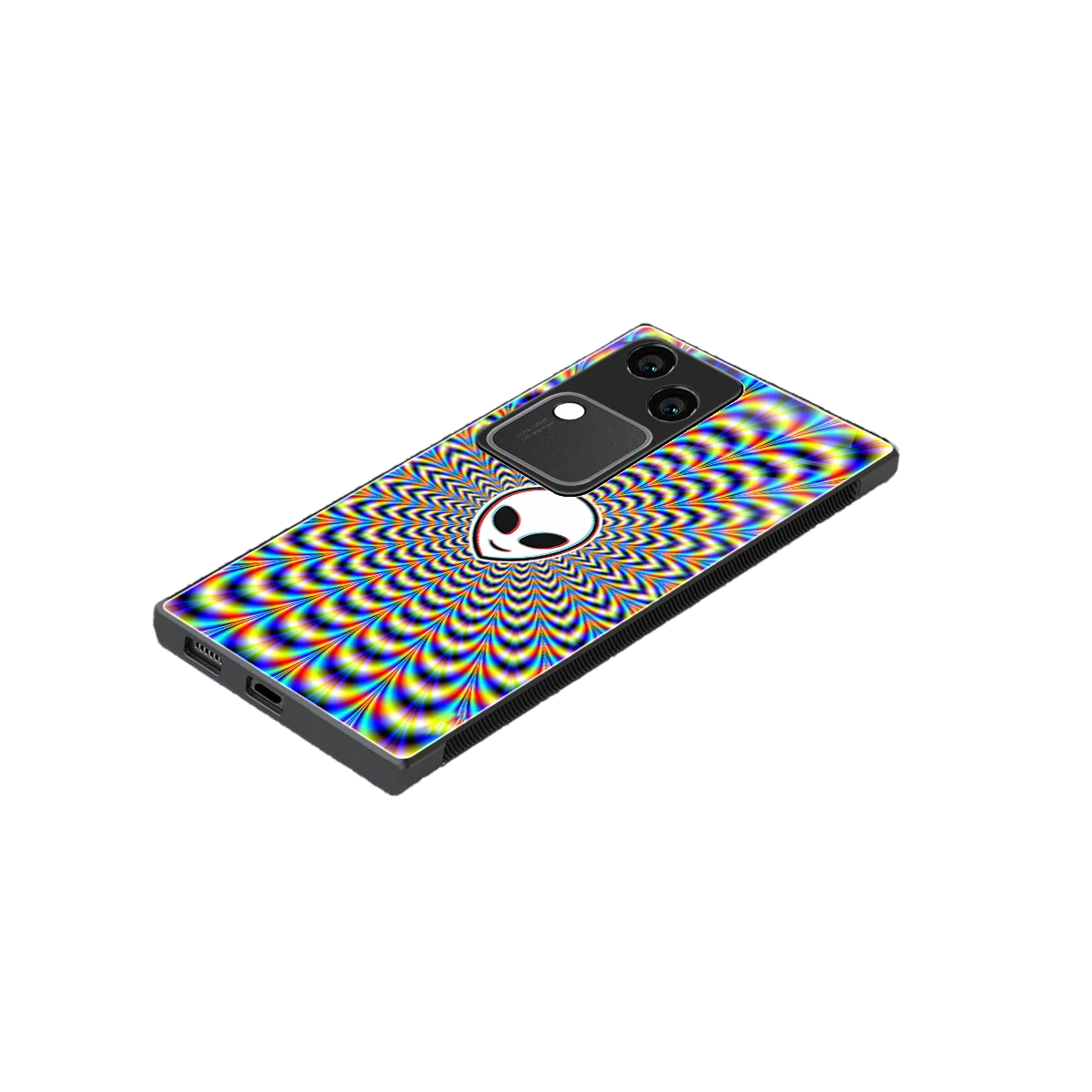 Galactic Vibes stylish phone case for vivo v30 | glossy glass and slim fit