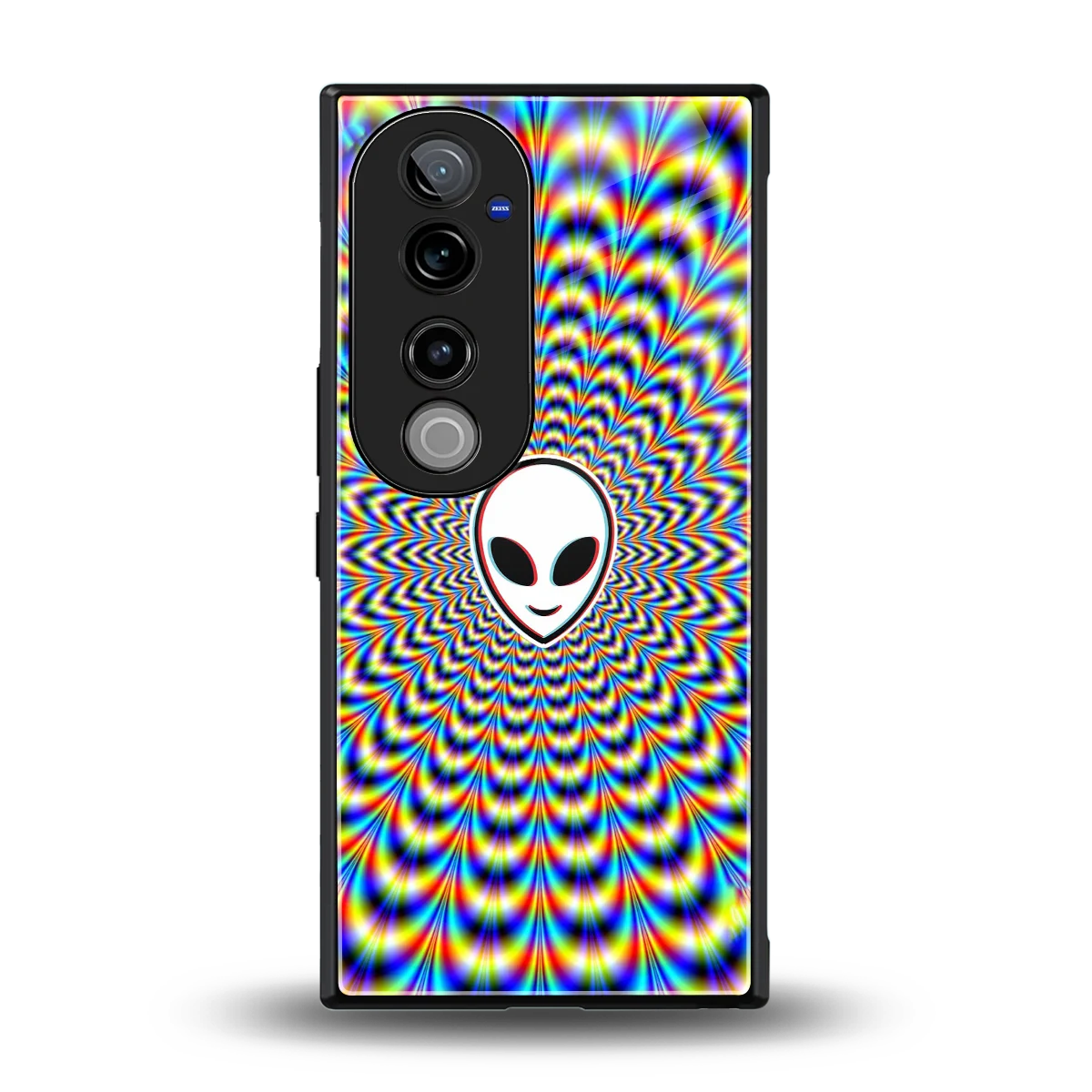 Galactic Vibes back phone cover | glass case for vivo v40 pro