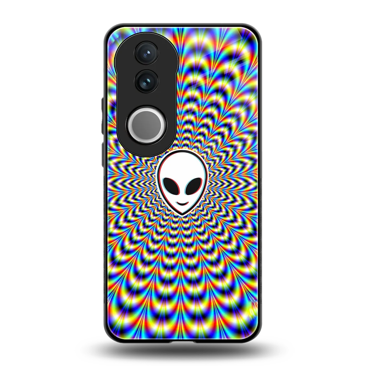 Galactic Vibes back phone cover | glass case for vivo v50