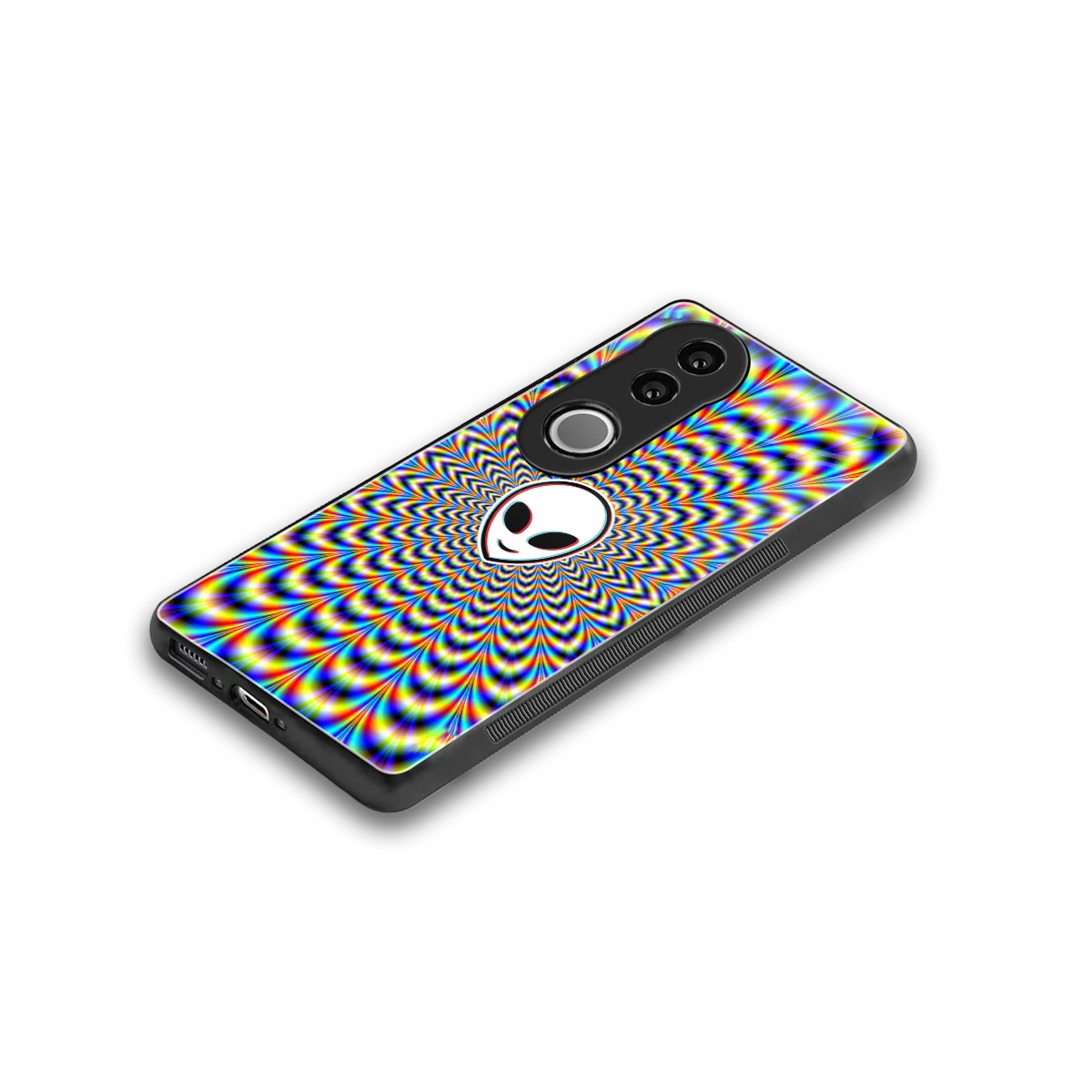 Galactic Vibes stylish phone case for vivo v50 | glossy glass and slim fit