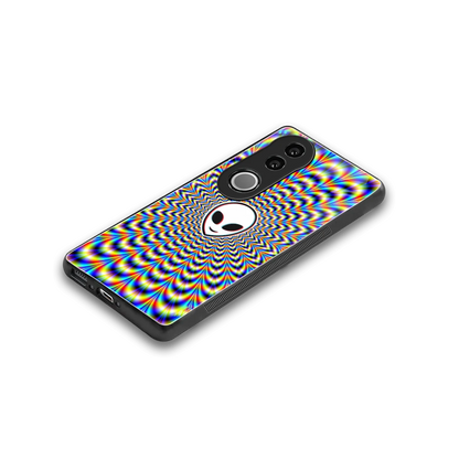 Galactic Vibes stylish phone case for vivo v50 | glossy glass and slim fit