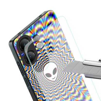 Galactic Vibes stylish phone case for vivo v60 | glossy glass and slim fit