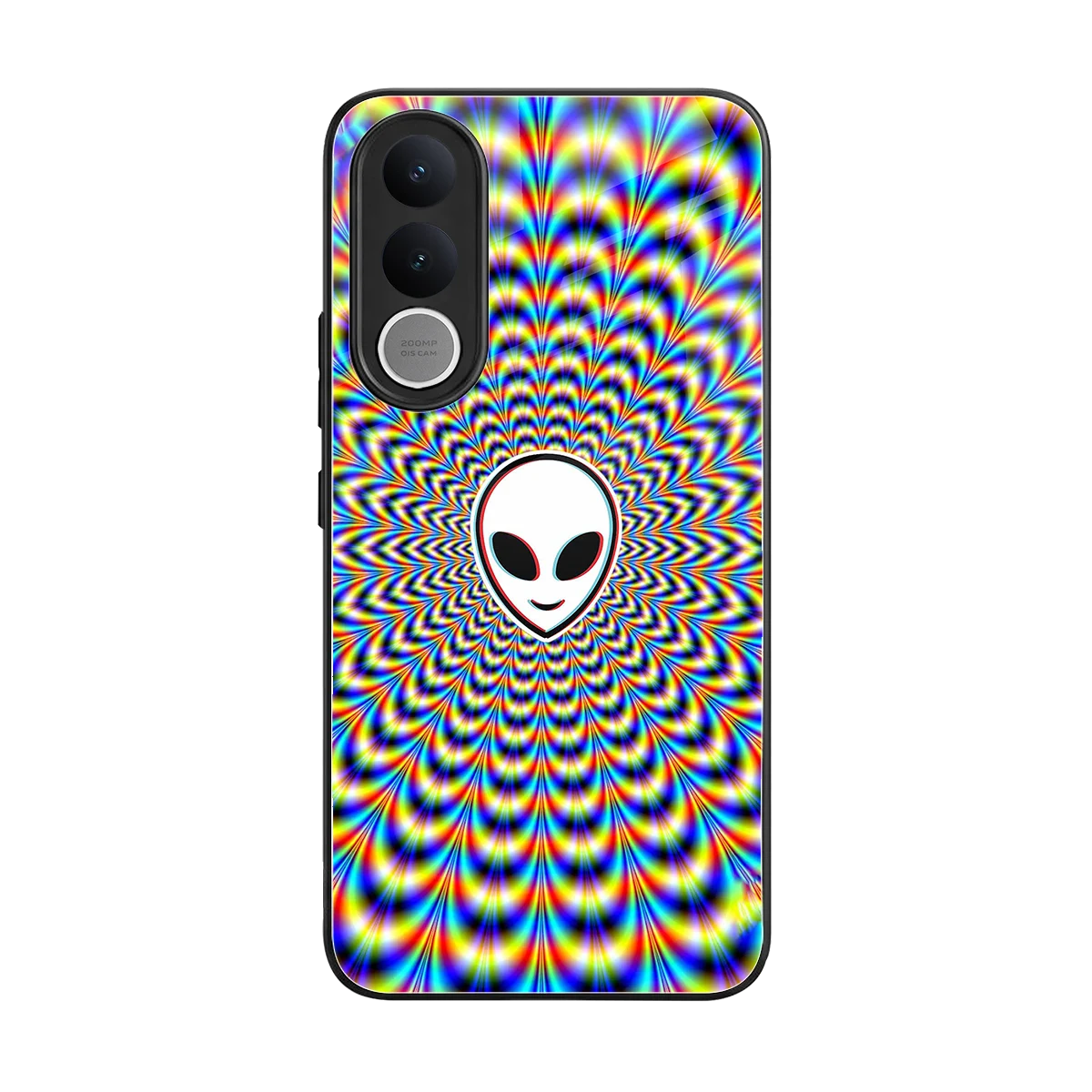 Galactic Vibes back phone cover | glass case for vivo v70 fe