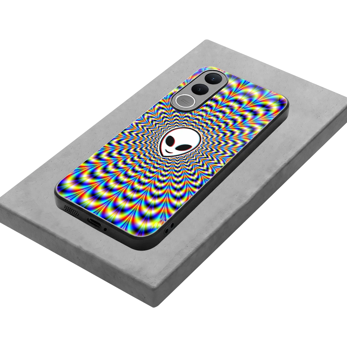 Galactic Vibes stylish phone case for vivo v70 fe | glossy glass and slim fit