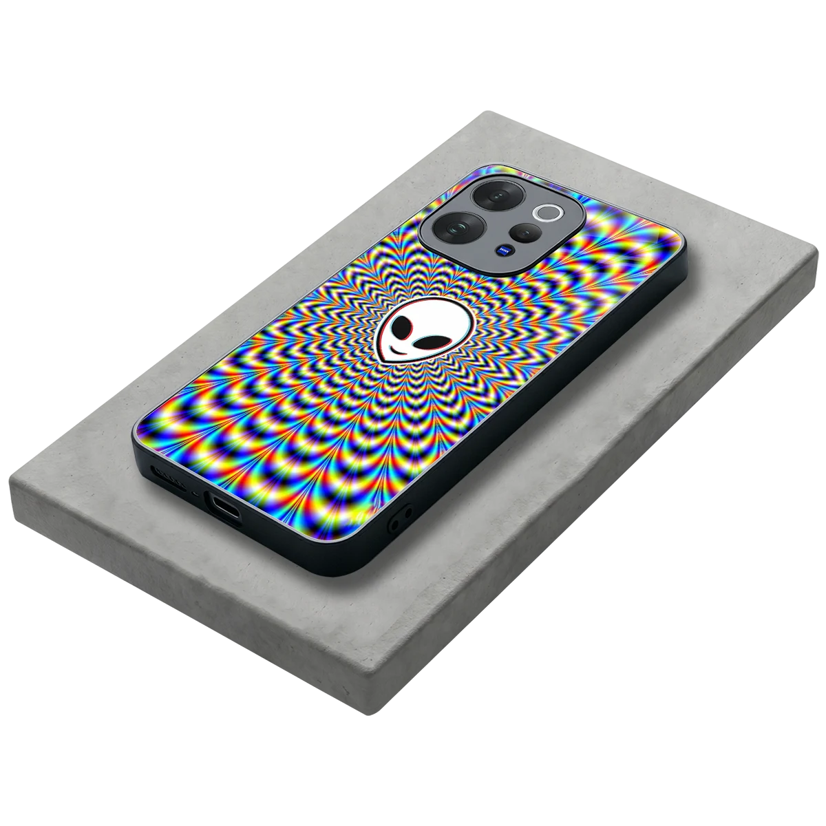 Galactic Vibes stylish phone case for vivo v70 | glossy glass and slim fit