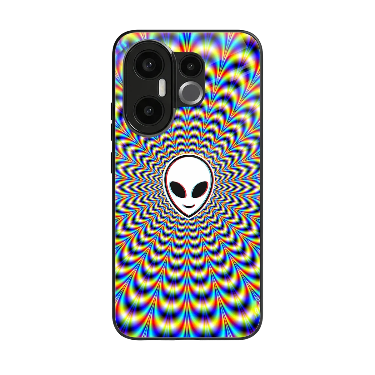 Galactic Vibes back phone cover | glass case for vivo x200 fe