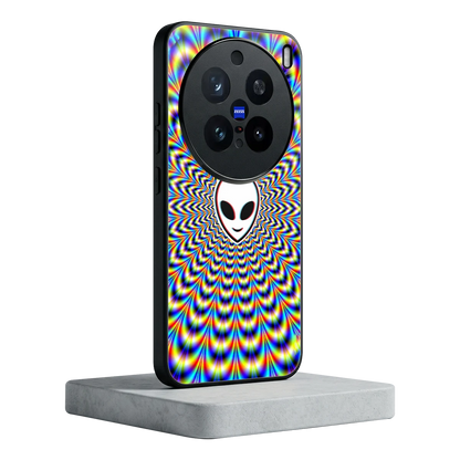 Galactic Vibes vivo x200 pro mobile cover | shockproof glass phone case