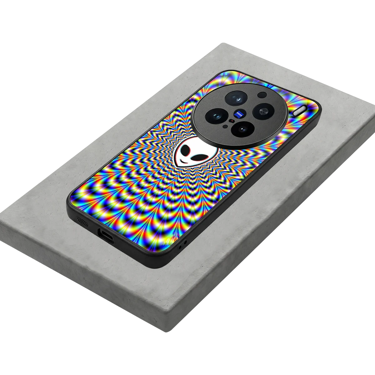 Galactic Vibes stylish phone case for vivo x200 pro | glossy glass and slim fit