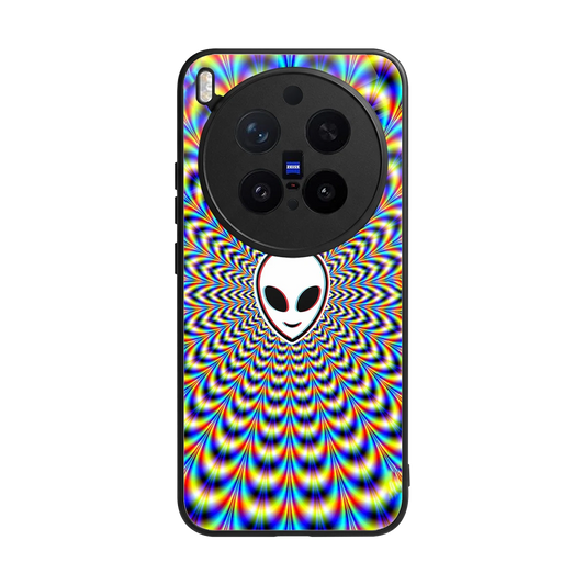 Galactic Vibes back phone cover | glass case for vivo x300 pro