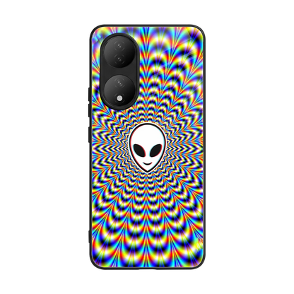 Galactic Vibes back phone cover | glass case for Vivo-y100