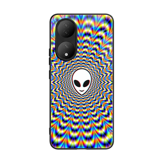 Galactic Vibes back phone cover | glass case for Vivo-y100