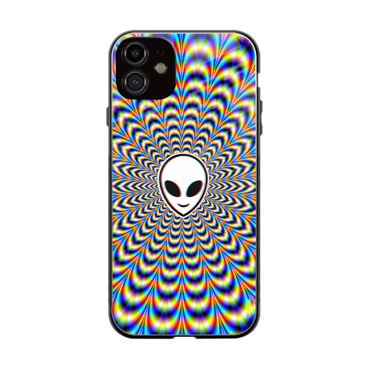 Galactic Vibes back phone cover | glass case for iphone 11