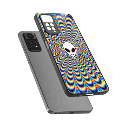 Galactic Vibes sleek redmi note 11 pro cover with tempered glass back and TPU edges