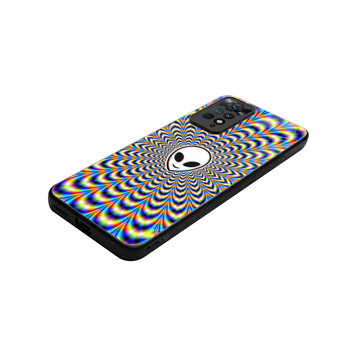 Galactic Vibes stylish phone case for redmi note 11 pro | glossy glass and slim fit