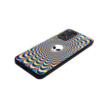 Galactic Vibes stylish phone case for redmi note 11 pro | glossy glass and slim fit