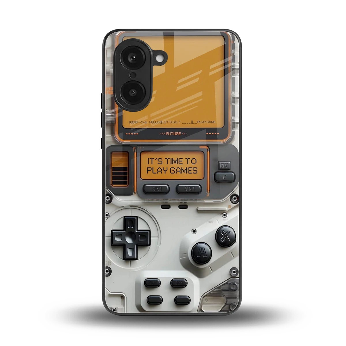 Gameboy Orange back phone cover | glass case for oneplus nord ce5 5g