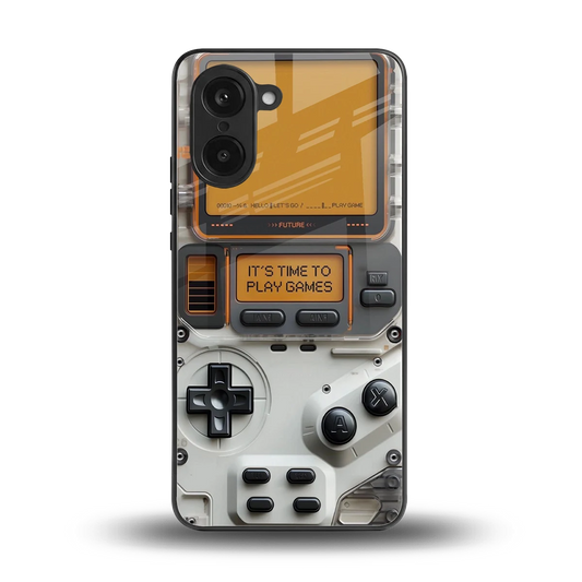 Gameboy Orange back phone cover | glass case for oneplus nord ce5 5g