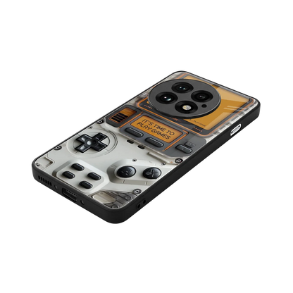 Gameboy Orange stylish phone case for oneplus 13 | glossy glass and slim fit