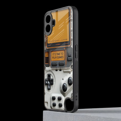 Gameboy Orange cmf nothing phone 1 mobile cover | shockproof glass phone case