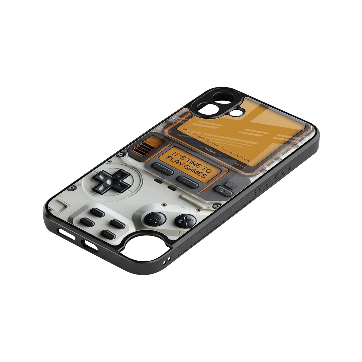 Gameboy Orange stylish phone case for cmf nothing phone 1 | glossy glass and slim fit