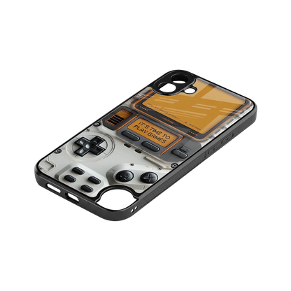 Gameboy Orange stylish phone case for cmf nothing phone 1 | glossy glass and slim fit