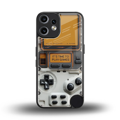 Gameboy Orange back phone cover | glass case for cmf nothing phone 2 pro
