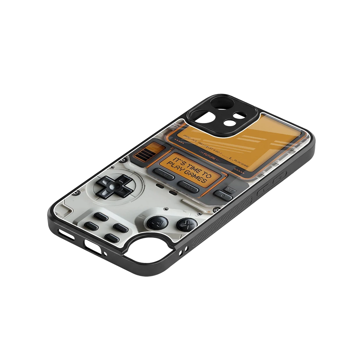 Gameboy Orange stylish phone case for cmf nothing phone 2 pro | glossy glass and slim fit