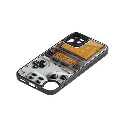 Gameboy Orange stylish phone case for cmf nothing phone 2 pro | glossy glass and slim fit