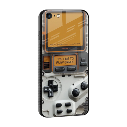 Gameboy Orange sleek iphone 6s plus cover with tempered glass back and TPU edges