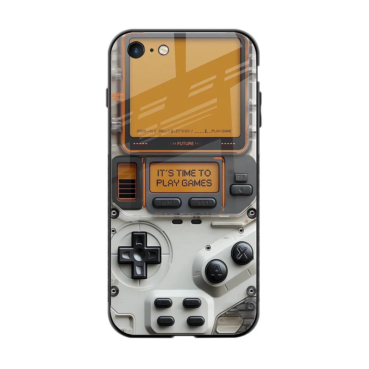 Gameboy Orange back phone cover | glass case for iphone 6s plus