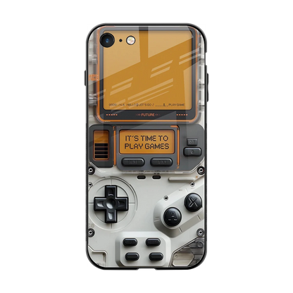 Gameboy Orange back phone cover | glass case for iphone 7