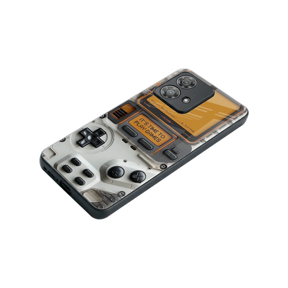 Gameboy Orange stylish phone case for motorola edge 40 neo 5g | glossy glass and slim fit