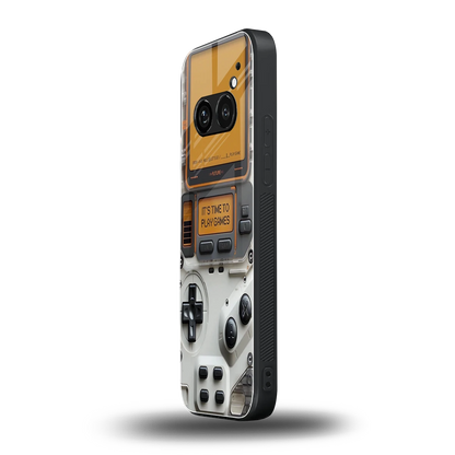 Gameboy Orange nothing phone 2a plus mobile cover | shockproof glass phone case