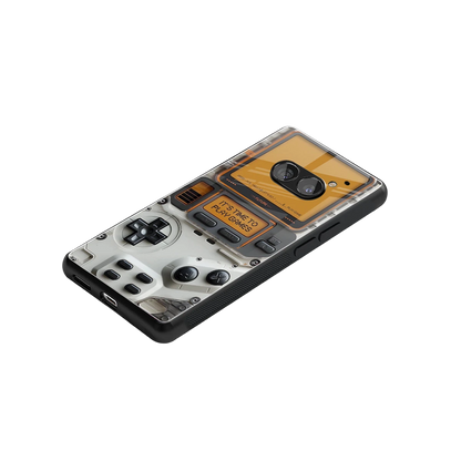 Gameboy Orange stylish phone case for nothing phone 2a | glossy glass and slim fit