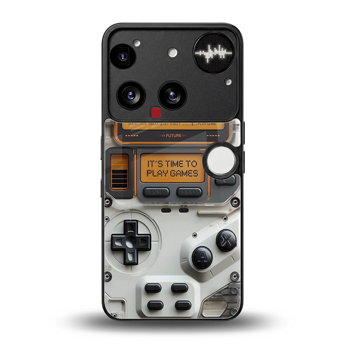 Gameboy Orange back phone cover | glass case for nothing phone 3