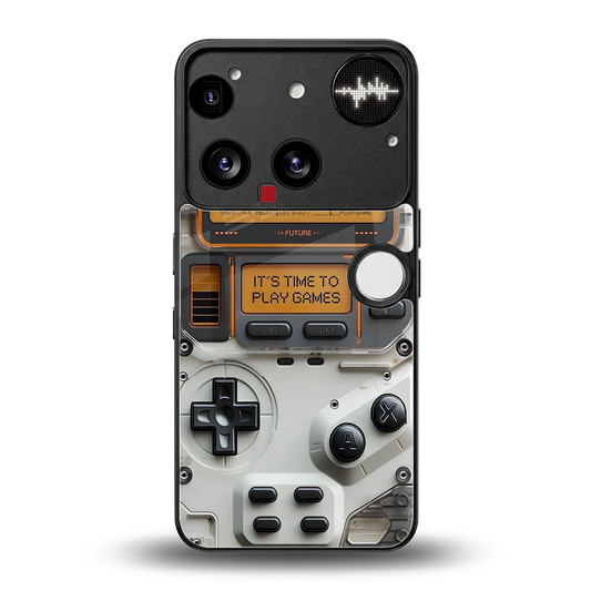 Gameboy Orange back phone cover | glass case for nothing phone 3