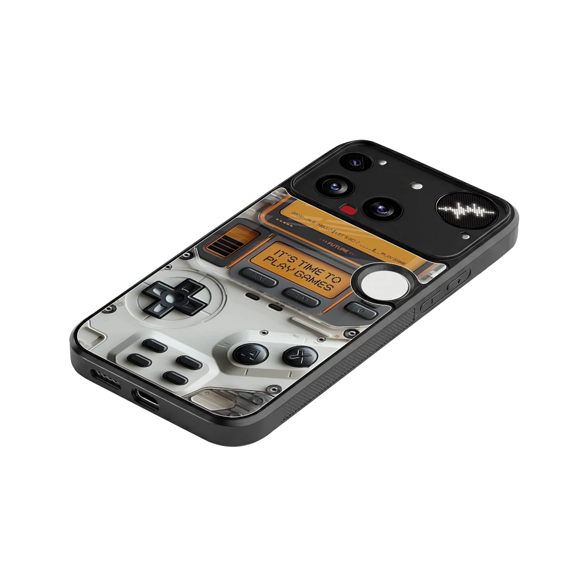Gameboy Orange stylish phone case for nothing phone 3 | glossy glass and slim fit
