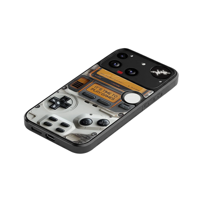 Gameboy Orange stylish phone case for nothing phone 3 | glossy glass and slim fit