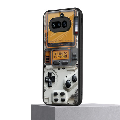 Gameboy Orange nothing phone 4a mobile cover | shockproof glass phone case
