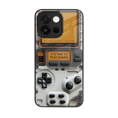 Gameboy Orange back phone cover | glass case for oneplus 13s