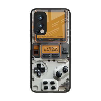 Gameboy Orange back phone cover | glass case for oneplus nord 2