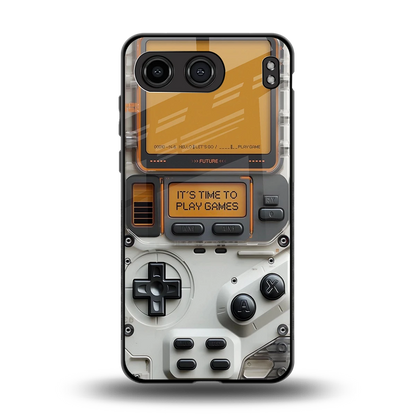 Gameboy Orange back phone cover | glass case for oneplus nord 4
