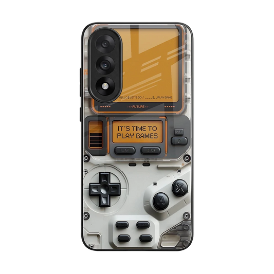 Gameboy Orange back phone cover | glass case for oneplus nord 5