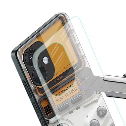 Gameboy Orange stylish phone case for oneplus nord ce 3 | glossy glass and slim fit